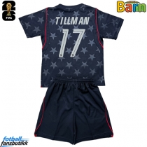 Forente stater Malik Tillman #17 Bortedraktsett Barn EM 2024 Kortermet (+ Korte bukser)